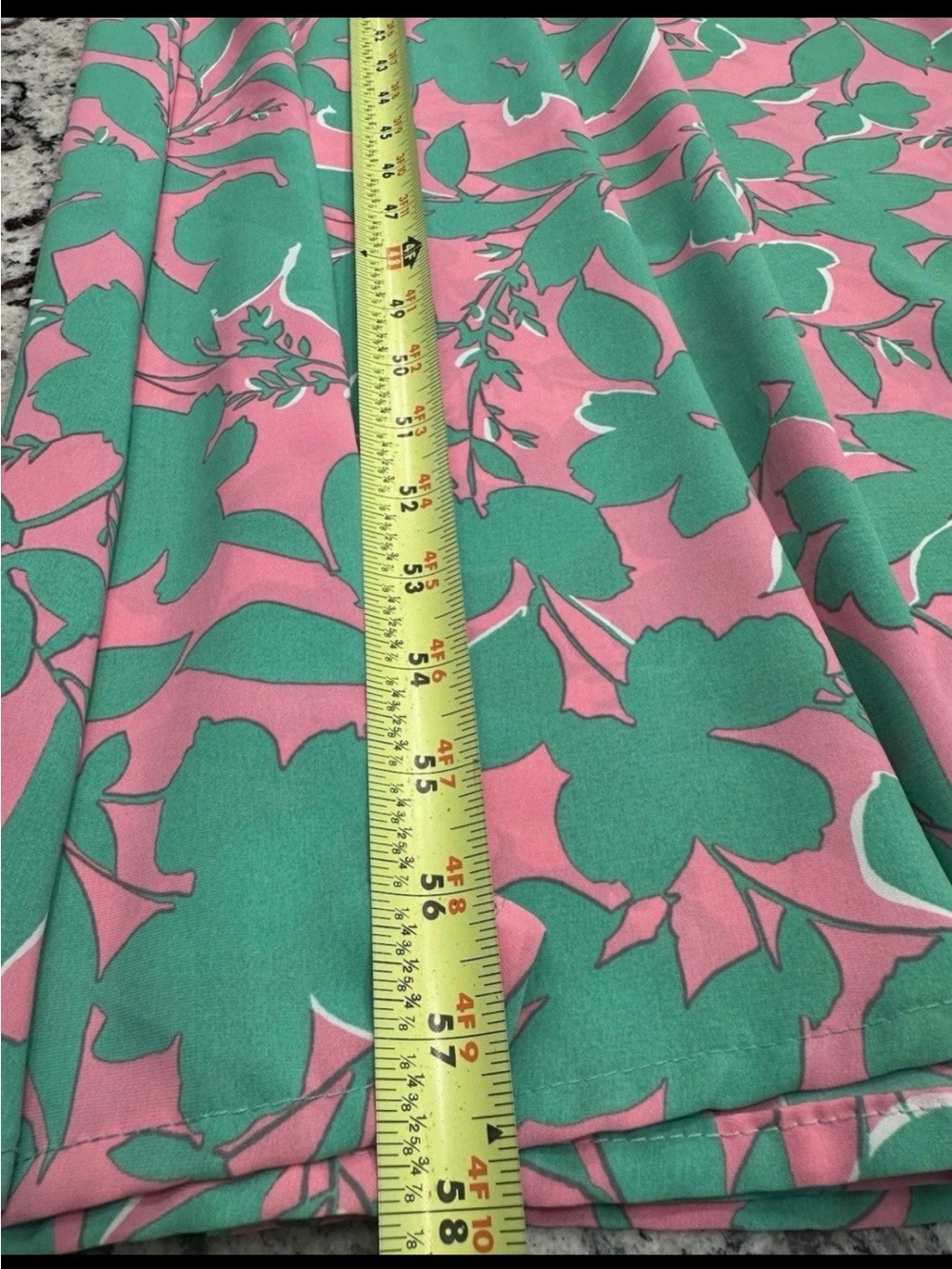 Meet Me in Santorini Green Pink Floral Halter Ruffle Lined Maxi Dress XS - Picture 6 of 8